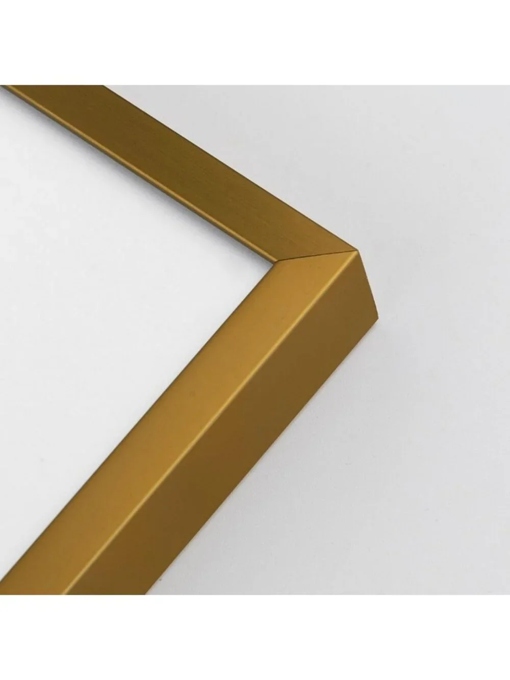Stylish 12x12 Bronze Aluminum Frame with White Mat & Real Glass - Home Decor
